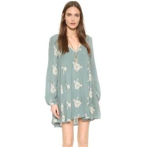 Free People Emma Embroidered Dress Size Small